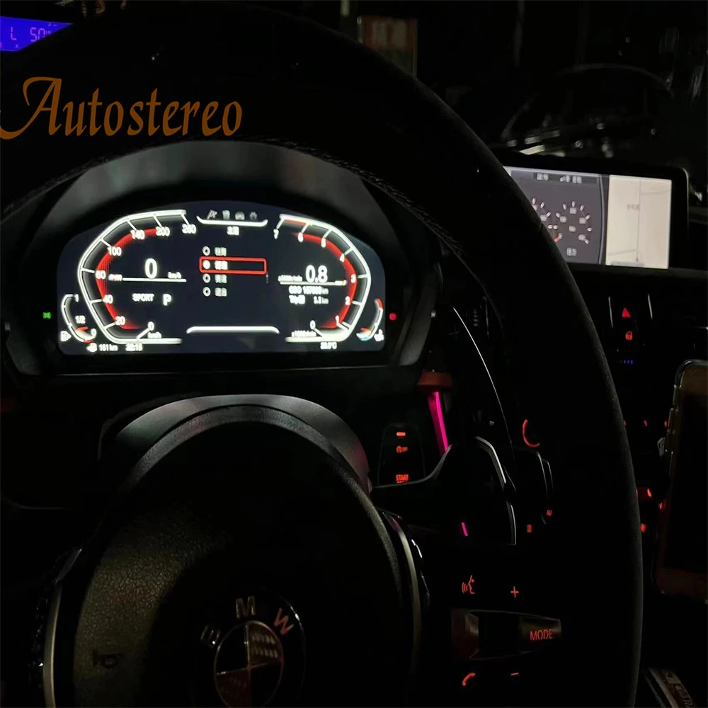 Digital Cluster Virtual Cockpit Multimedia Player For BMW 3 Series F30 F31 4 Series 2013-2017 Dashboard Instrument Meter Screen