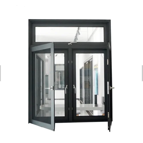 North American Thermally Broken Winter Insulating Material Casement Metal Window For Building