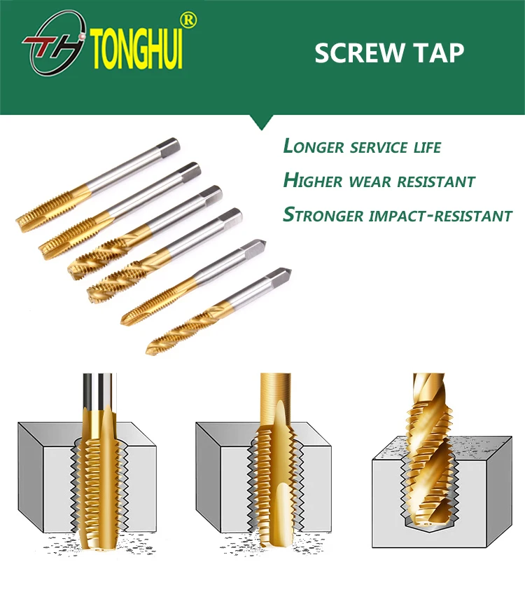 M35 straight groove Manual hand Thread Tap tapper grinding drill bit tool