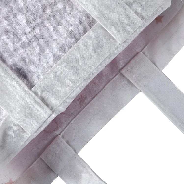 JEYCO BAGS Promotional printed yellow Ballet figure dance cotton canvas tote travel bag reusable red canvas tote bag