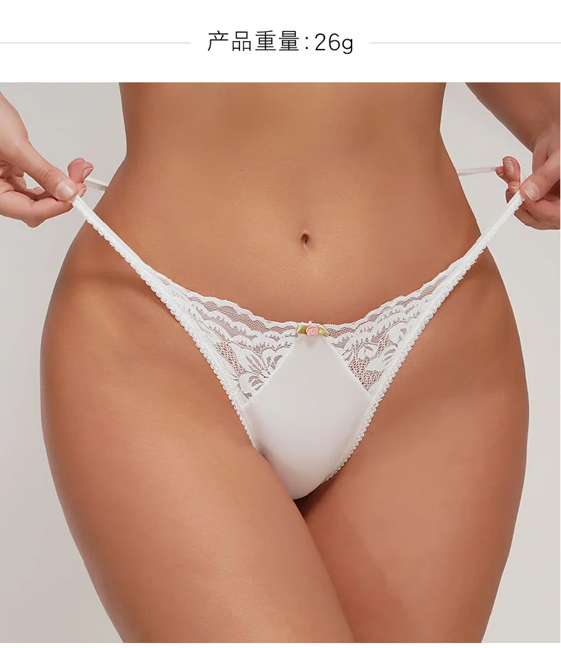 Wholesale Thin Belt Lace Lingerie Sexy G-String High Cut T Back Women Underwear Panties Lingerie Sexy G-string
