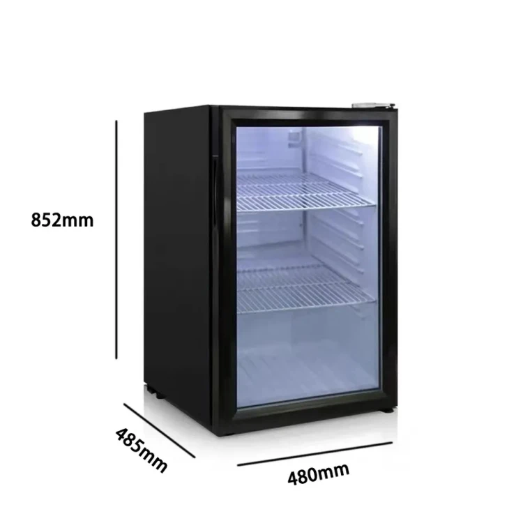 Compact Refrigerators VANACE 98L Quite Smart Portable pequeo Hotel Mini Frozen Compact Refrigerators For House