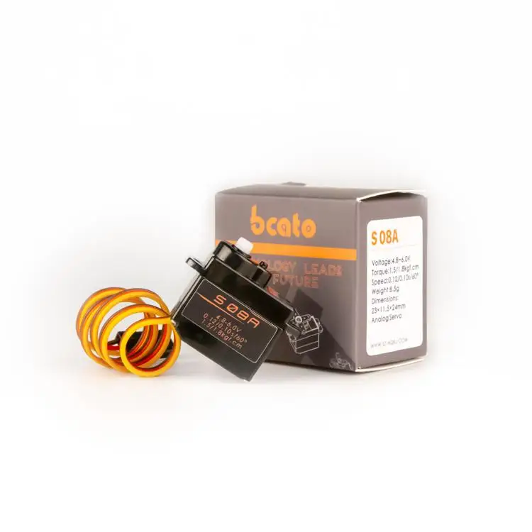 Bcato S08A Micro aircraft model remote control aircraft fixed wing S08A plastic tooth simulation 9G steering gear server