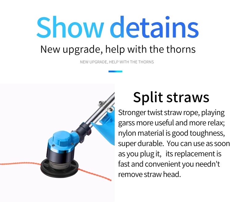 Yodoo high quality luxury lithium battery grass trimmer brush cutter