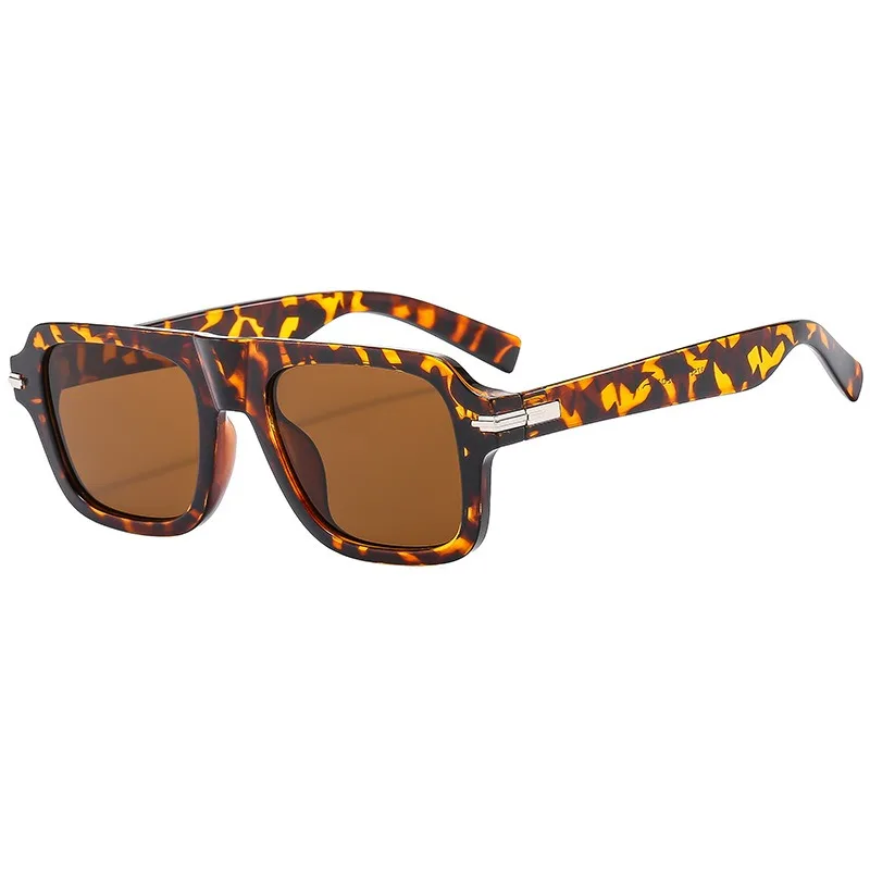 Qsky vintage unisex driving sunglasses uv400 men outdoor sport sunglasses eyeglass square frames for women
