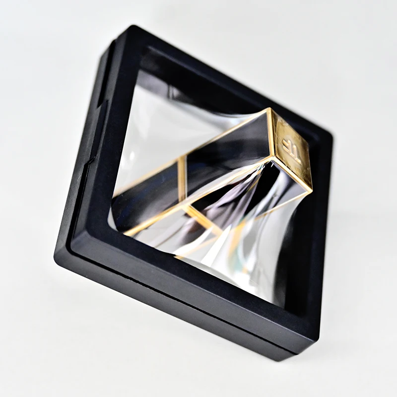 Clear PE Film 3D Floating Frame Display Case Plastic Transparent Jewelry Storage Float Suspension Box Packaging