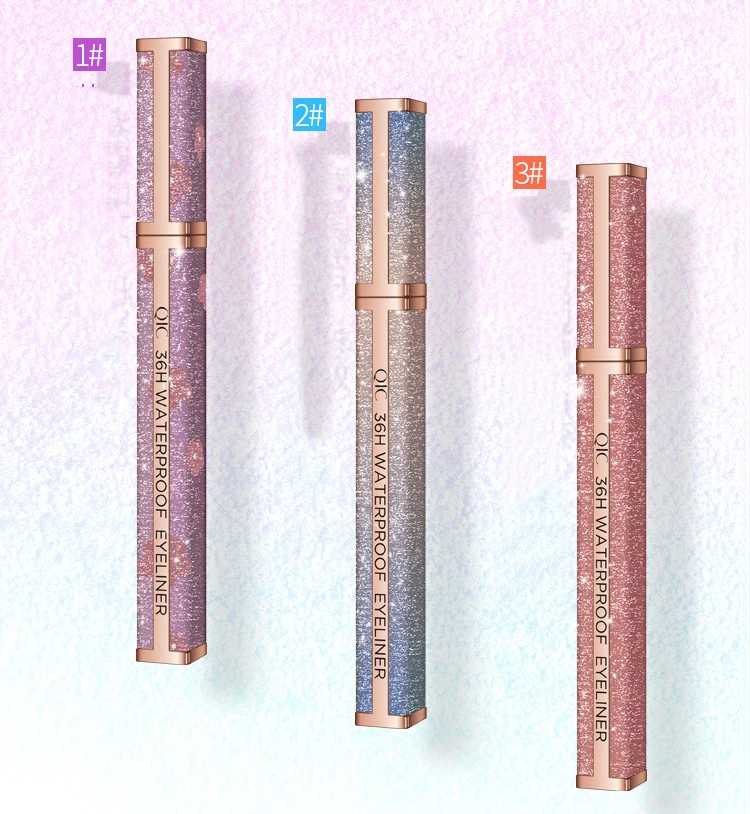 High Quality Smooth Waterproof Long Lasting Fast Dry Shimmer Matte Eyeliner Pen Private Label Natural Liquid Eye Liner Pencil