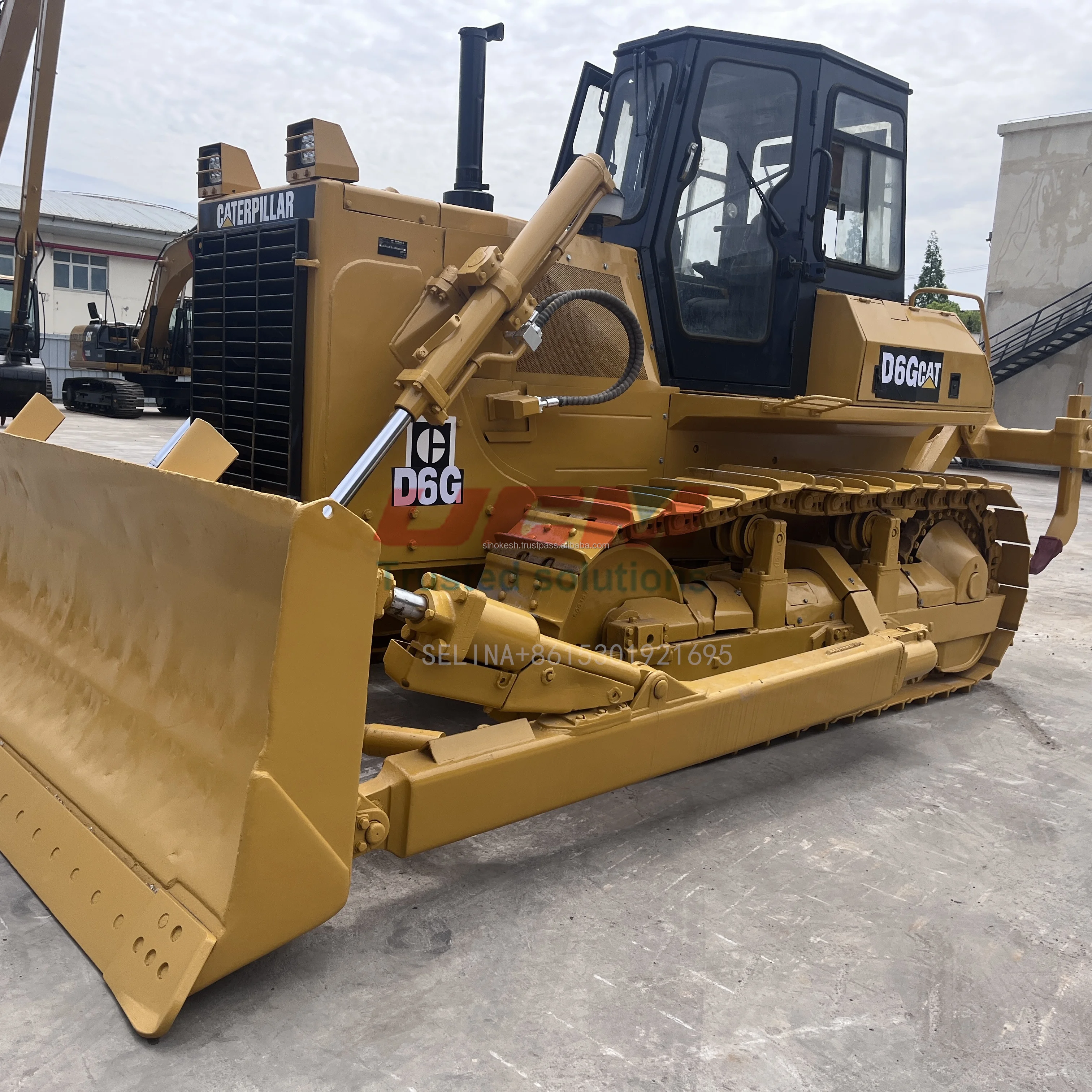 Popular Good Condition Cheap Price Caterpillar CAT D6G Secondhand Earthmover Used Bulldozer in Stock