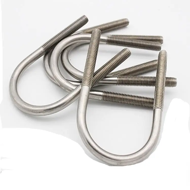 Truck Car Vehicle Hose Bolt Muffler Exhaust Pipe Small Customization Ss 304 316 430 U Type Clamp