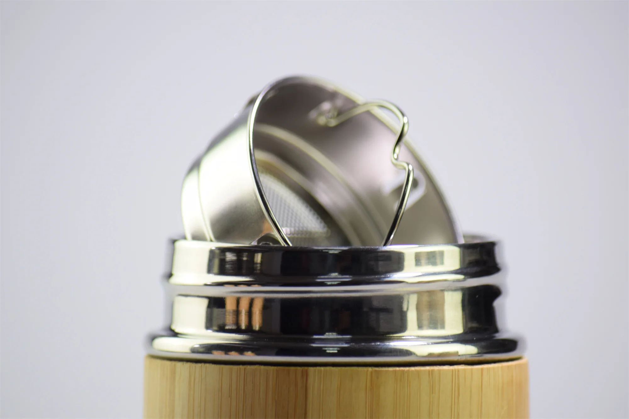 High Quality New Design Inner Stainless Steel Bamboo Tumbler for Loose Leaf Tea
