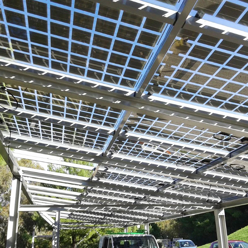 500W bipv modules frameless 50% fully transparent halfcut solar panel ink with double glass face all black