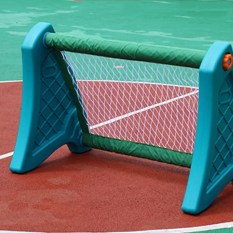 Most popular high quality commercial safety stable mini outdoor playground interesting plastic kids soccer goal gate for kids