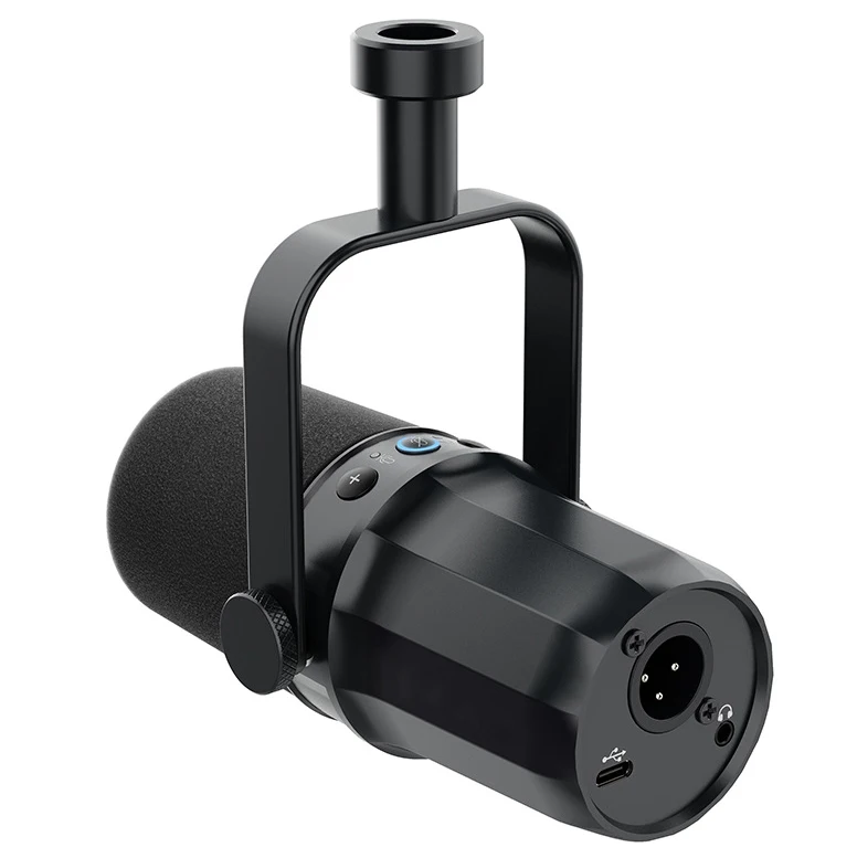 Профессиональный Черный вокальный XLR USB Подкаст потоковый MV7 SM7B кардиоидный динамический микрофон для вещания с частотным откликом