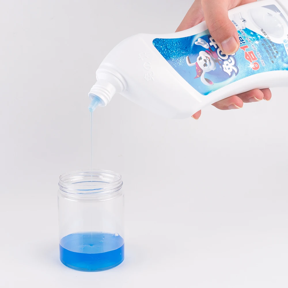 New liquid blue bubble wc toilet bowl cleaner for bathroom using
