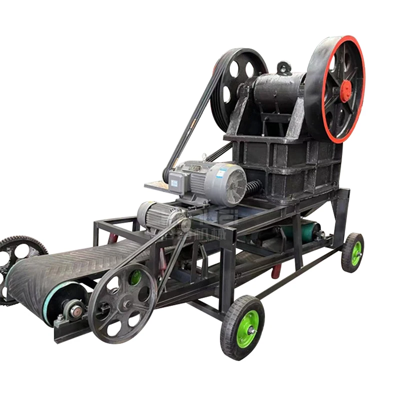 Factory direct sales Mobile diesel stone crusher primary pe150x250 mobile jaw crushing machine