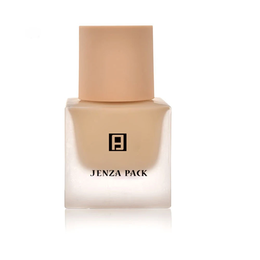 Square Foundation Bottle 30 ML Glass Lotion Bottle Concealer milk Serum Bottle Cosmetic packaging