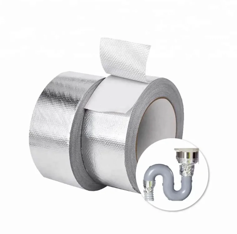 Aluminum Glass Cloth Tape Pu Ss201 Ss304 Food Grade Aluminum Tape Conveyor Aluminum Foil Tape Waterproof