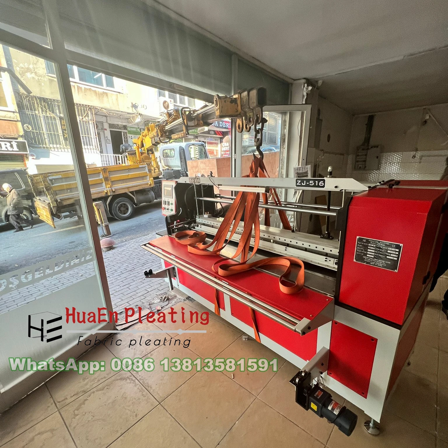 Manufacturer HuaEn ZJ516 ZJ516D fabric dress skirt pleating machine heat-set sunrise machine