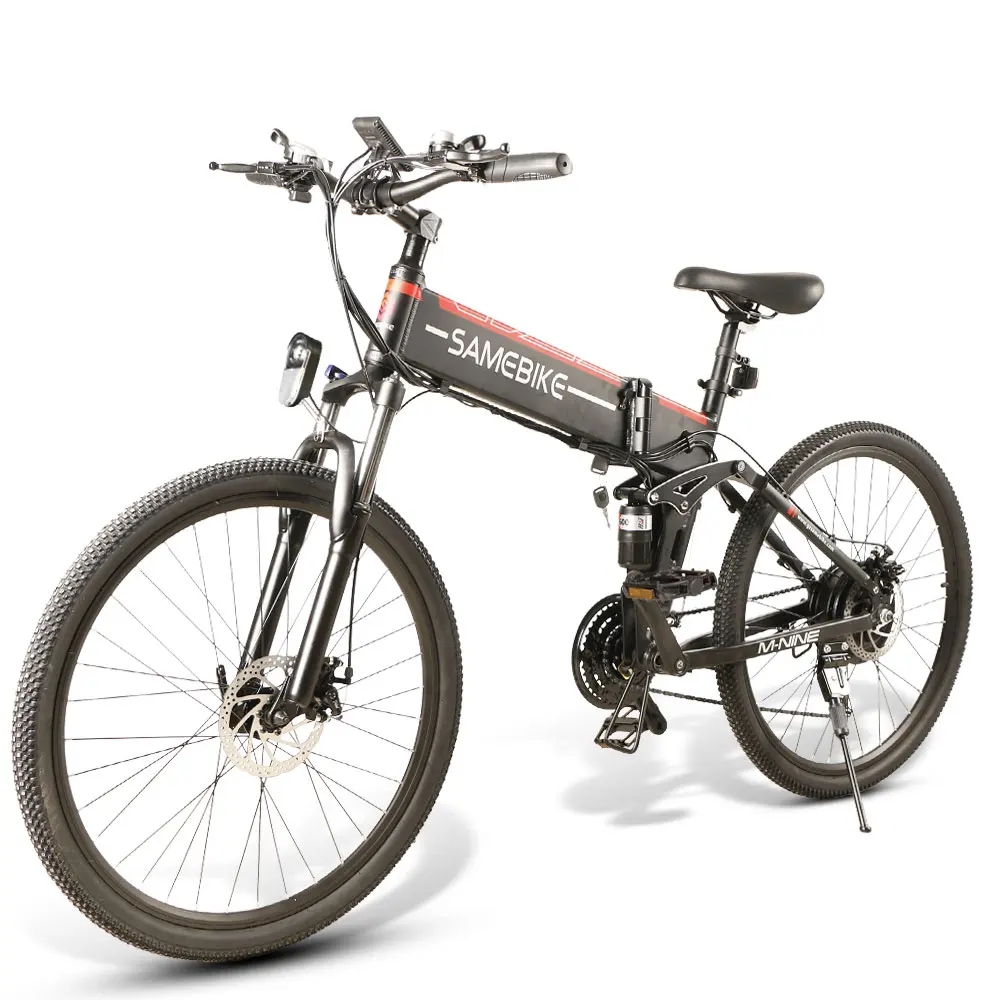 Automatically Electric Mountainbike Aluminum Full Suspension USA Fast Delivery Home 27.5 29 Inch Customized Logo Lithium Battery