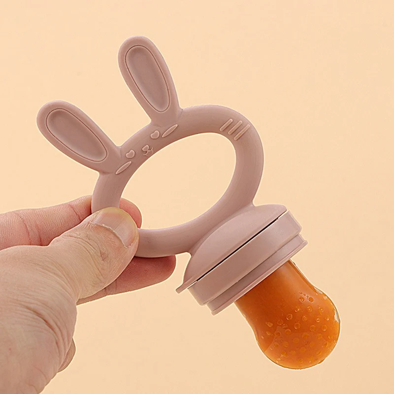 Bpa-free baby products Teething nipples Healthy material Silicone Safe Use baby fruit feeders Pacifier Baby feeders