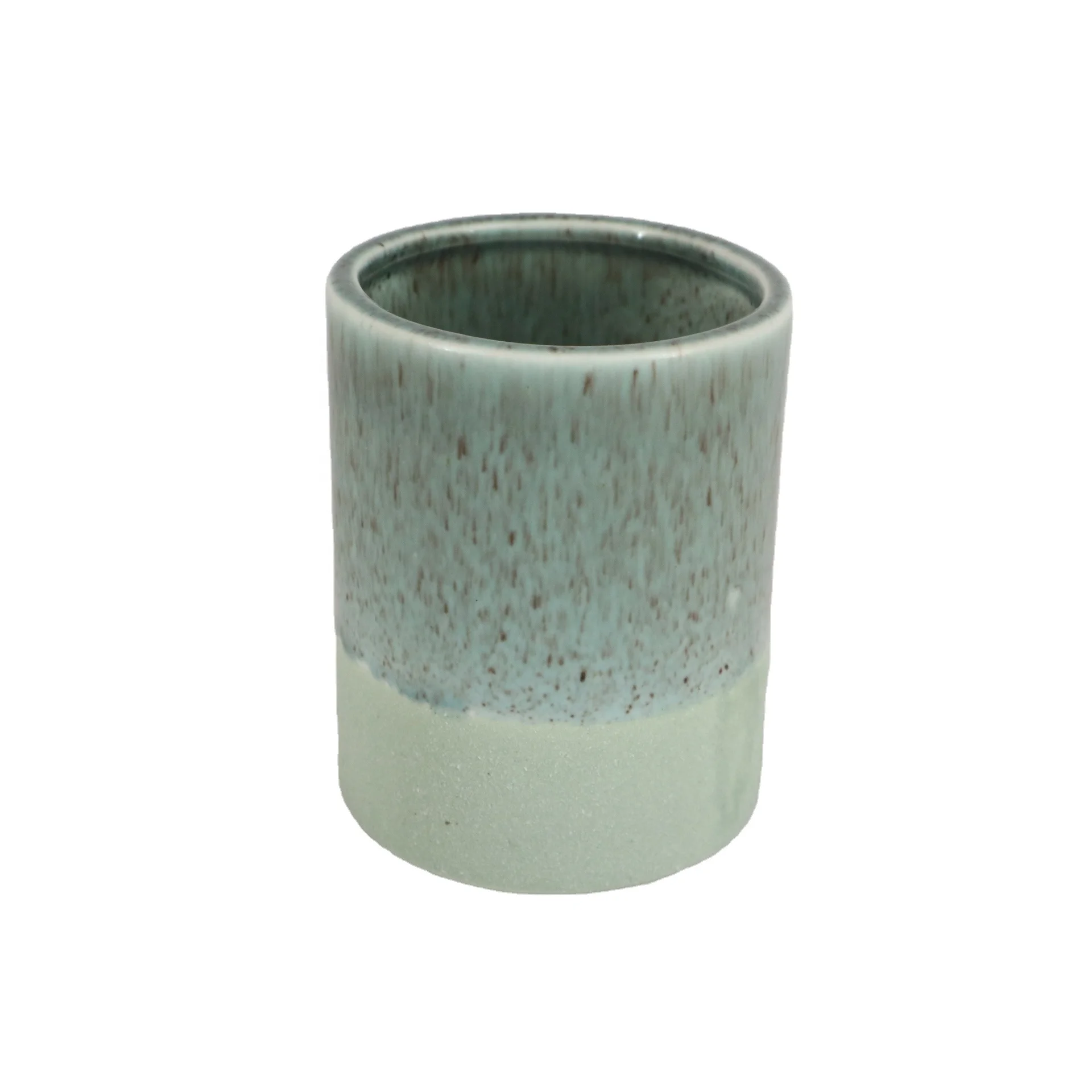 ceramic candle jars for tealight SPA massage melt jar with spout Wax Warmer oil burner candle holder vessel