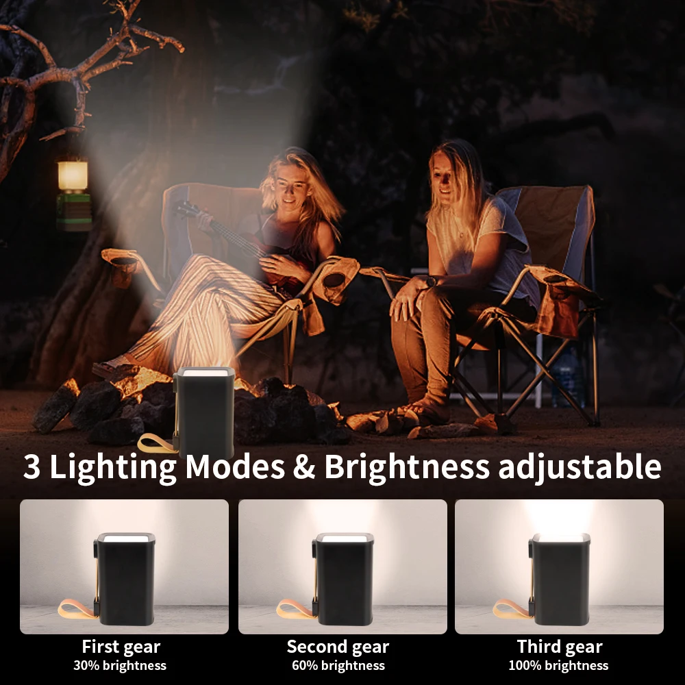 ODM Portable Power Bank Outdoor Travel Power Banks 30000Mah Fast Charger Powerbank with LED Light