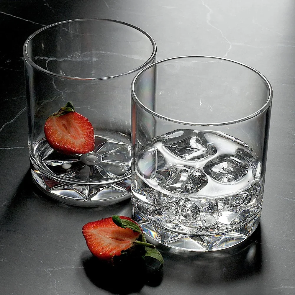 Wholesale Glassware Whisky Glass Diamond Whiskey Glass Old Fashion Wine Glasses Party Glasses Modern