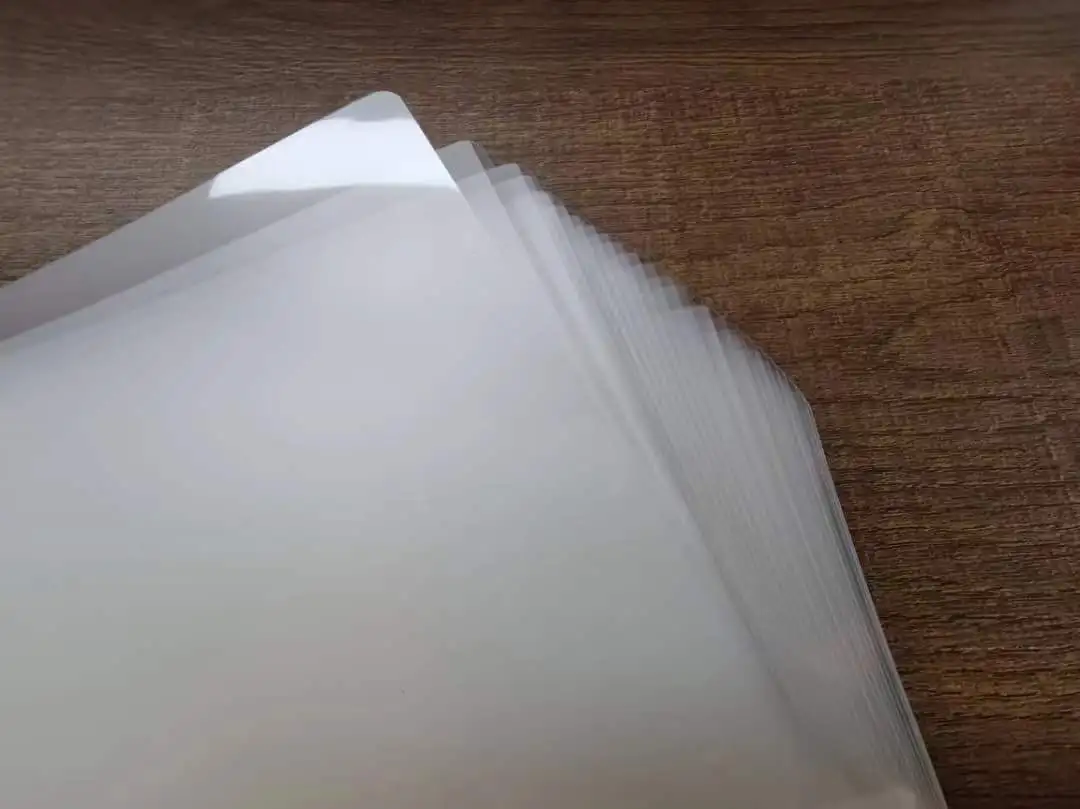 factory direct sales thermal laminating pouches film roll sheet A3 A4 5mil plastic film for report photo document protection