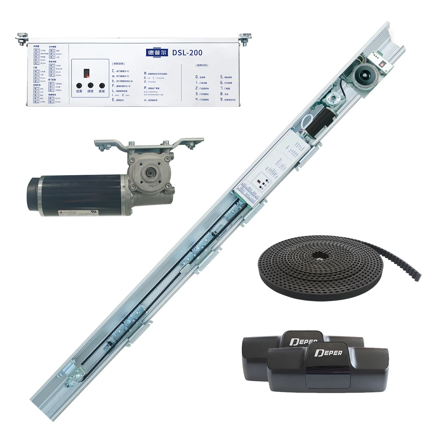 Высокое качество DSL-200 светодиодный дисплей контроллер автоматический дверной системы операторов раздвижных ворот двигатель раздвижная дверь