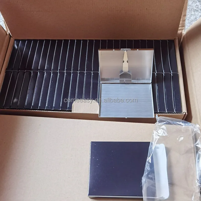 2022 серебряный портсигар сублимационный металлический из нержавеющей