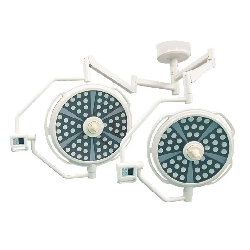 YDE 700 500 Ceiling Double Head Shadowless LED Operation Theater Lamp Import Arm Operating Lamp