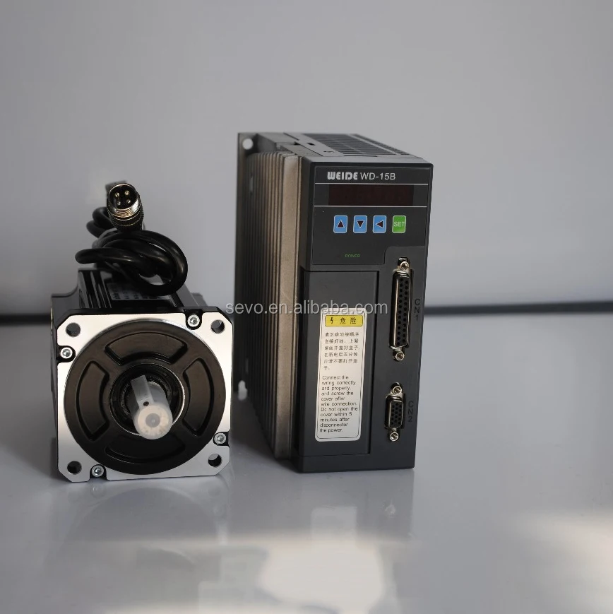 2kW 220V 2500 об/мин 7.7nm AC промышленные Серводвигатель NC сервопривод контролируемый фрезерный станок с ЧПУ