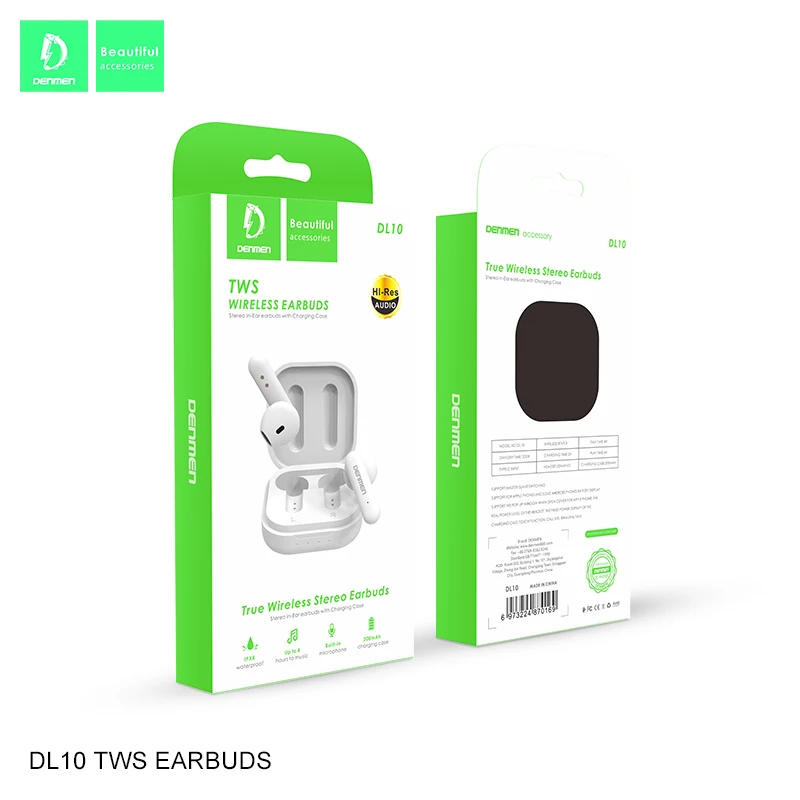 Free earbuds in ear headphone auricular inalambrico bt 5.0 tws wireless earphone for mobile phone