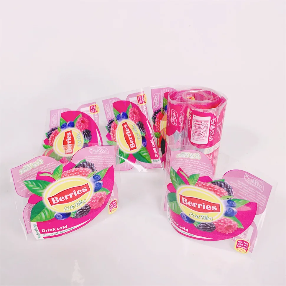 Custom Heat PVC PET Shrink Sleeve Labels for Juice Beer Cans and Water Bottle Shrink Wrap