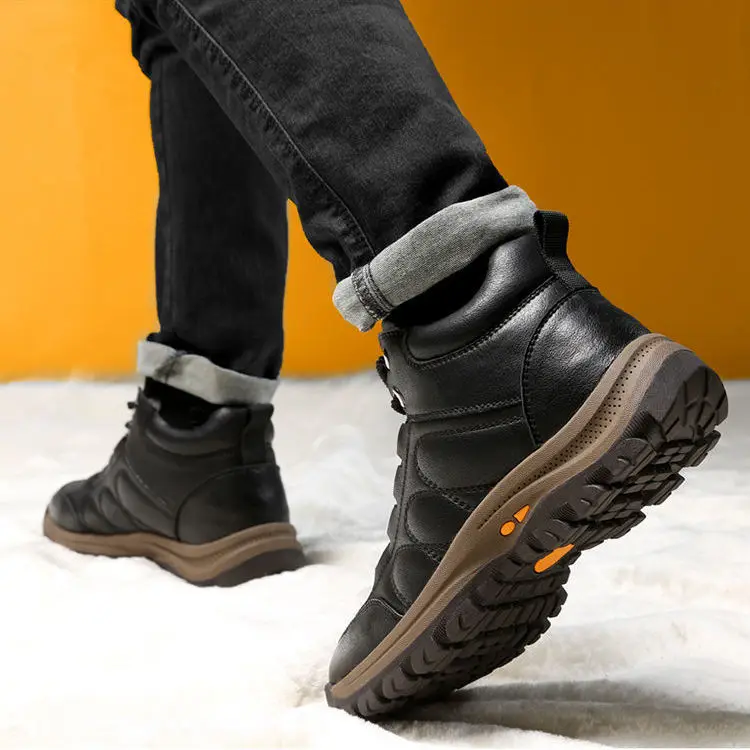  2021 new coming winter boots outdoor safety men shoes long size hiking