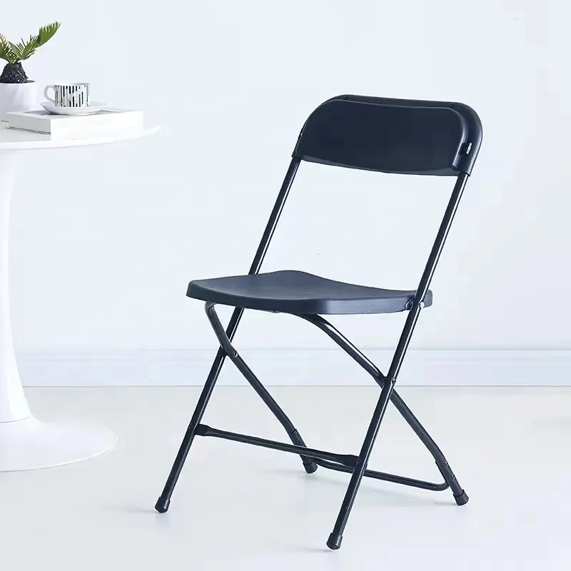 Reinforced exhibition event chair Plastic folding chair