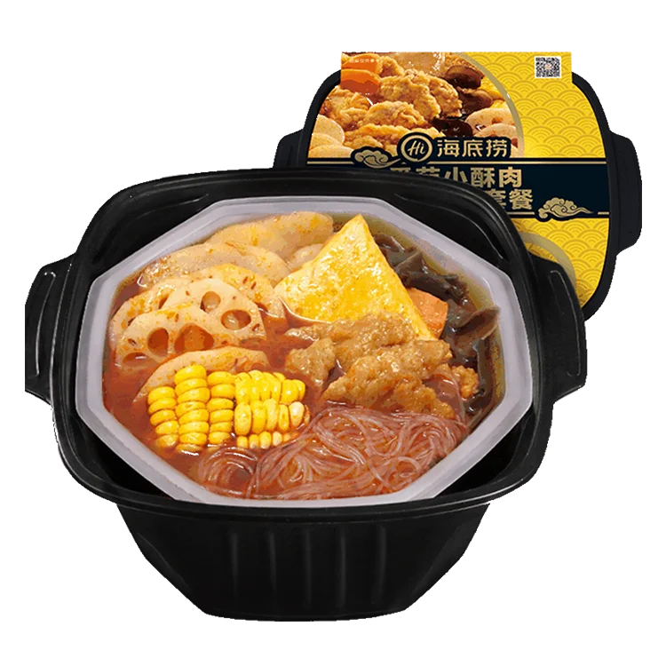China Instant Food Crispy Beef Tripe Taset Small Self Heating Hot Pot