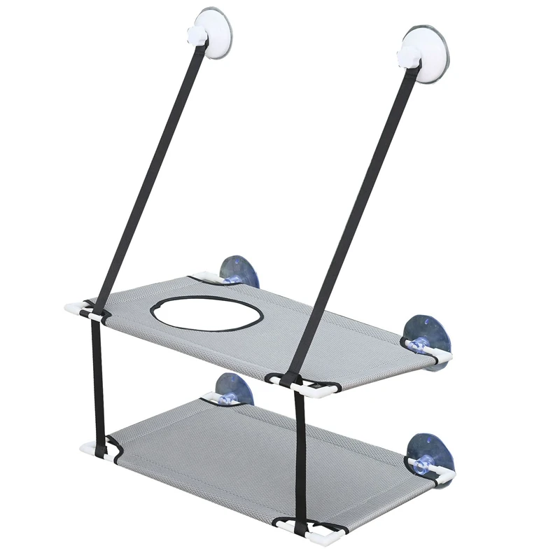 
 Оптовая продажа от производителя, на заказ, летняя дышащая сетка, двухслойный подвесной гамак для домашних животных, элегантное окошко для кошек  