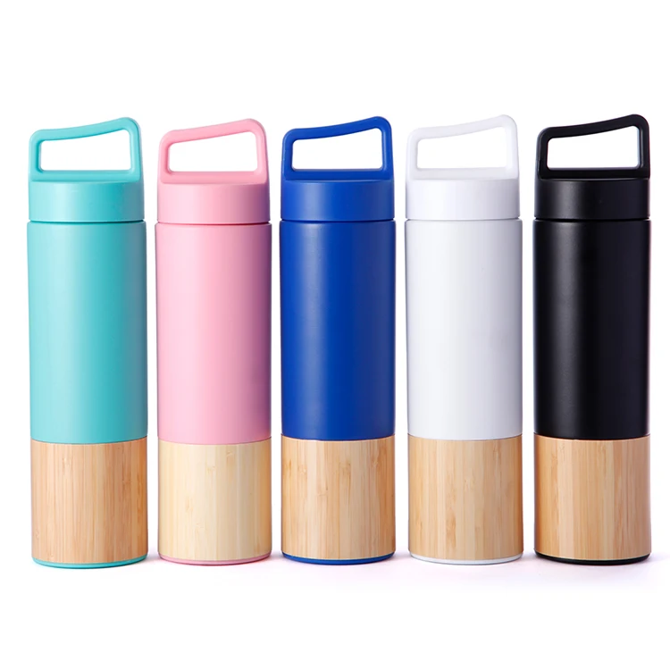 Double Wall Stainless Steel Tea Flask Metal Tumbler With A Healthy Lid