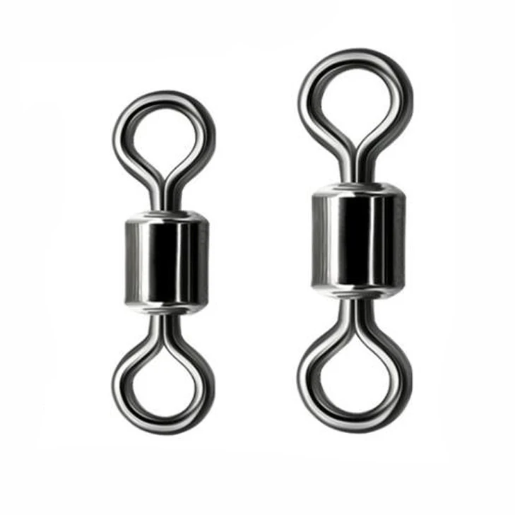 Hot-selling Fishing Tackle accessories 1-12# High quality stainless fishing Rolling swivel
