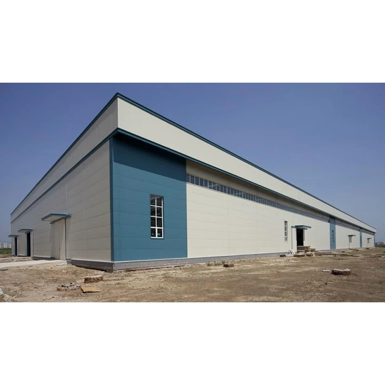 Prefabricated modular industry light steel structure metal frame workshops plants