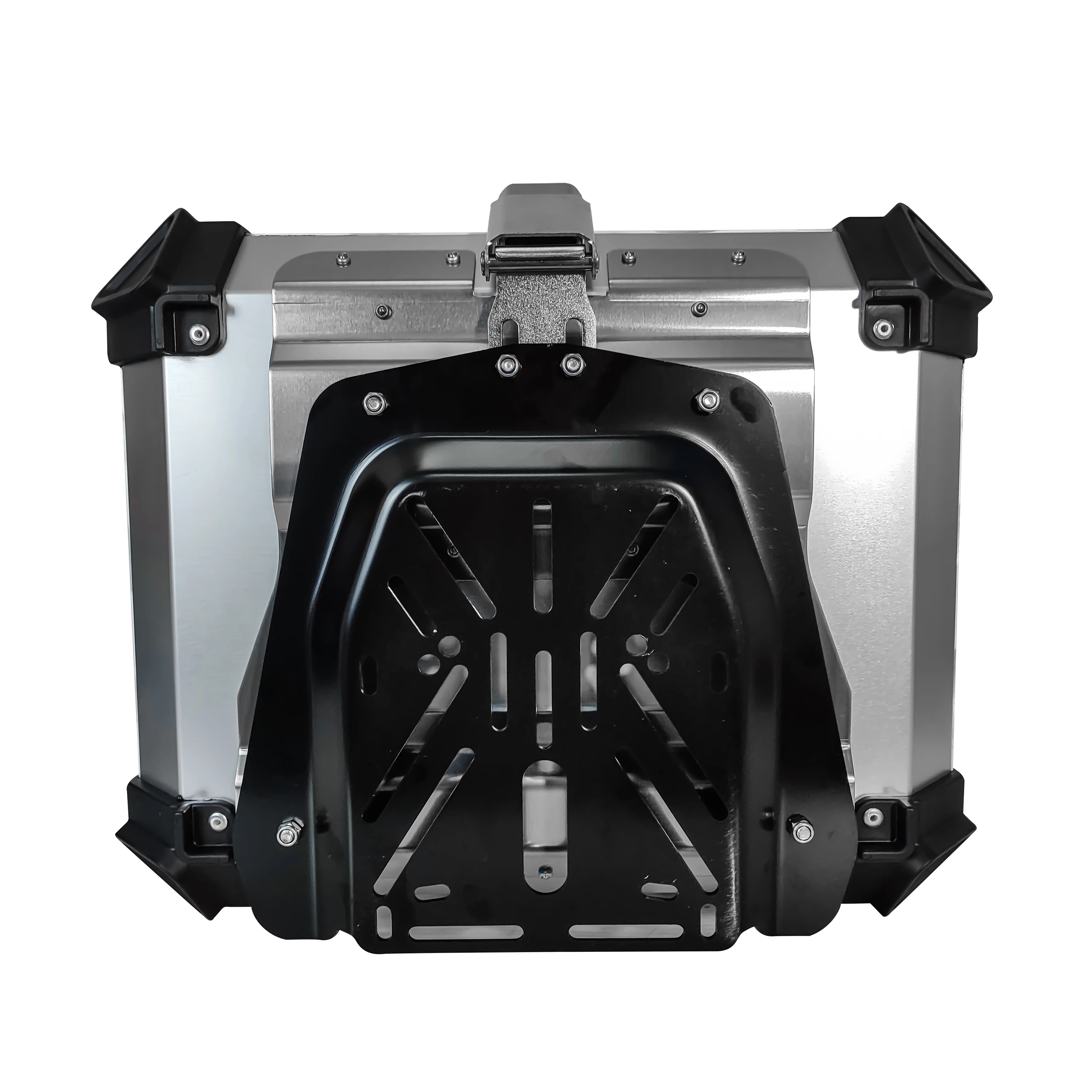 OHHO 45L анодные полностью серебряные аксессуары для электрических мотоциклов задние чехлы верхние коробки установки мотоциклетного