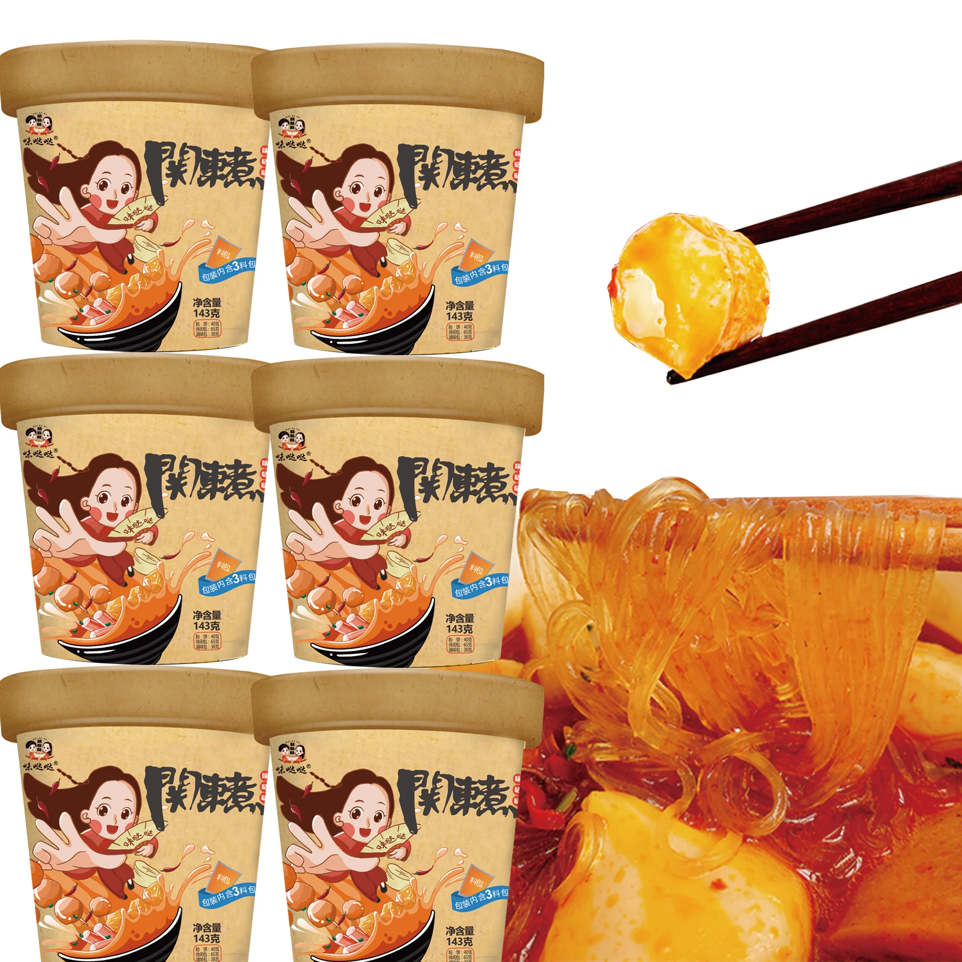 Оптовая продажа, лапша быстрого приготовления Kanto, рисовая лапша, Пряная лапша, рисовая вермишель, мгновенная пища, китайская кухня Oden