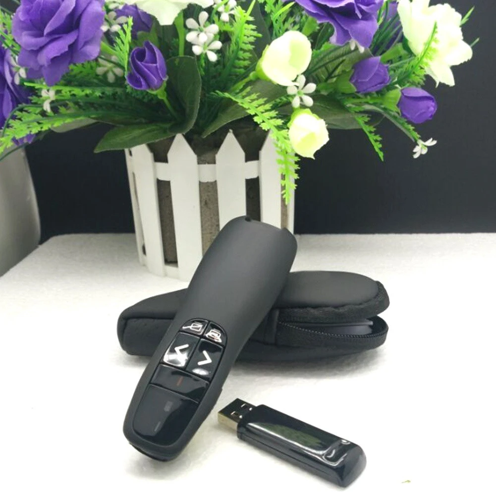 Презентер указки PPT с красным лазером USB-пульт дистанционного управления 2 4 ГГц Замена контроллера точки питания для Logitech