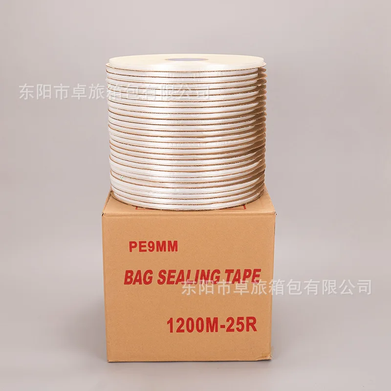 China Own Factory  1 Roll Transparent Ptfe Thread Quality Same AS Oker brand Seal Tape For Opp Bag