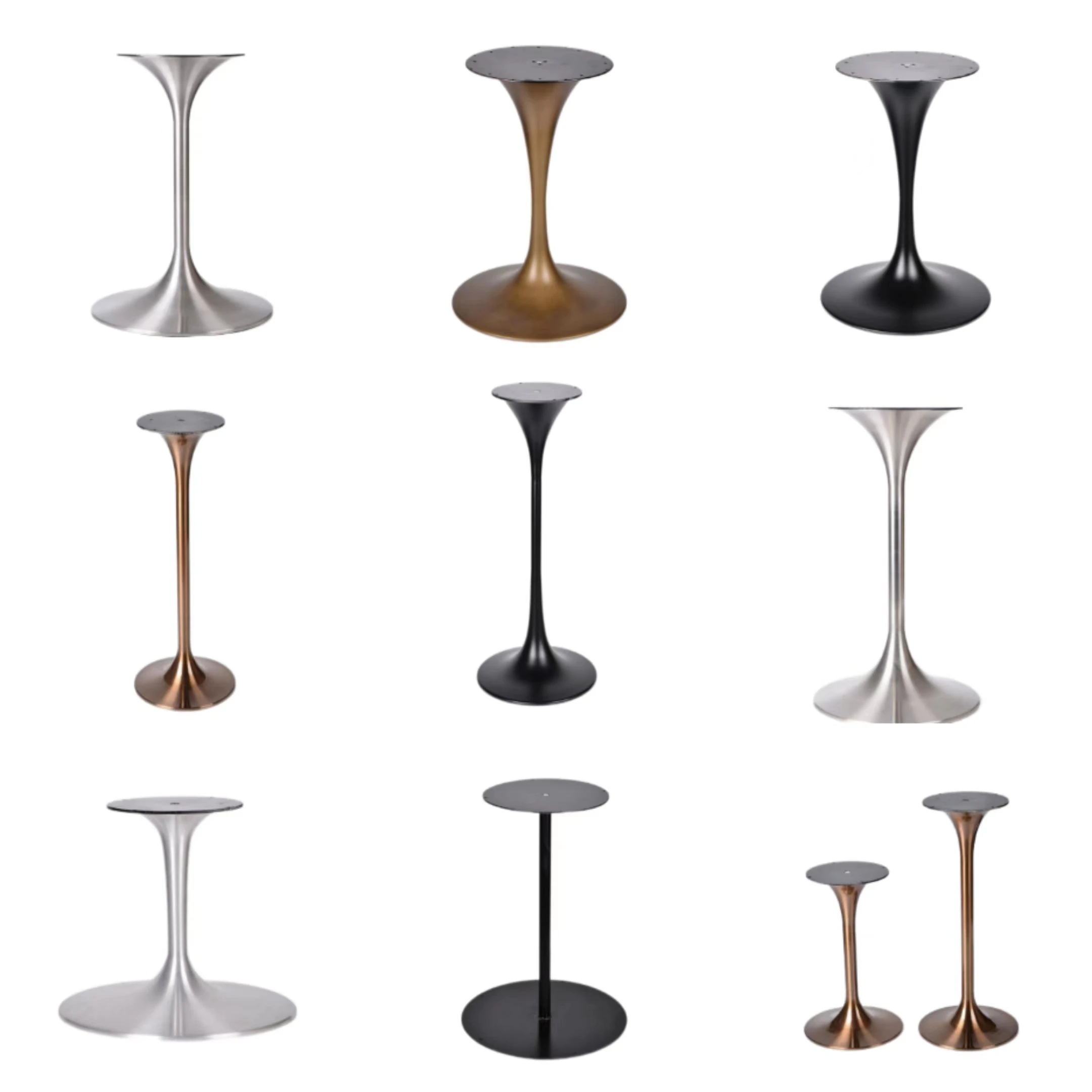 Mesa Square Quartz De Metal Para Mesas Base De Table Base De Table Crank Industrial Metal Stainless Steel Cafe Table Base