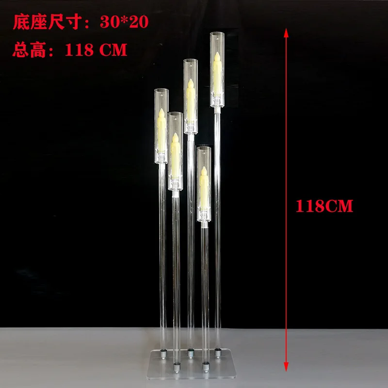 Wedding Decor Candelabra Wedding Centerpieces Table Decorations Cheap Candlestick Acrylic Candle Holder For Event Party Wedding