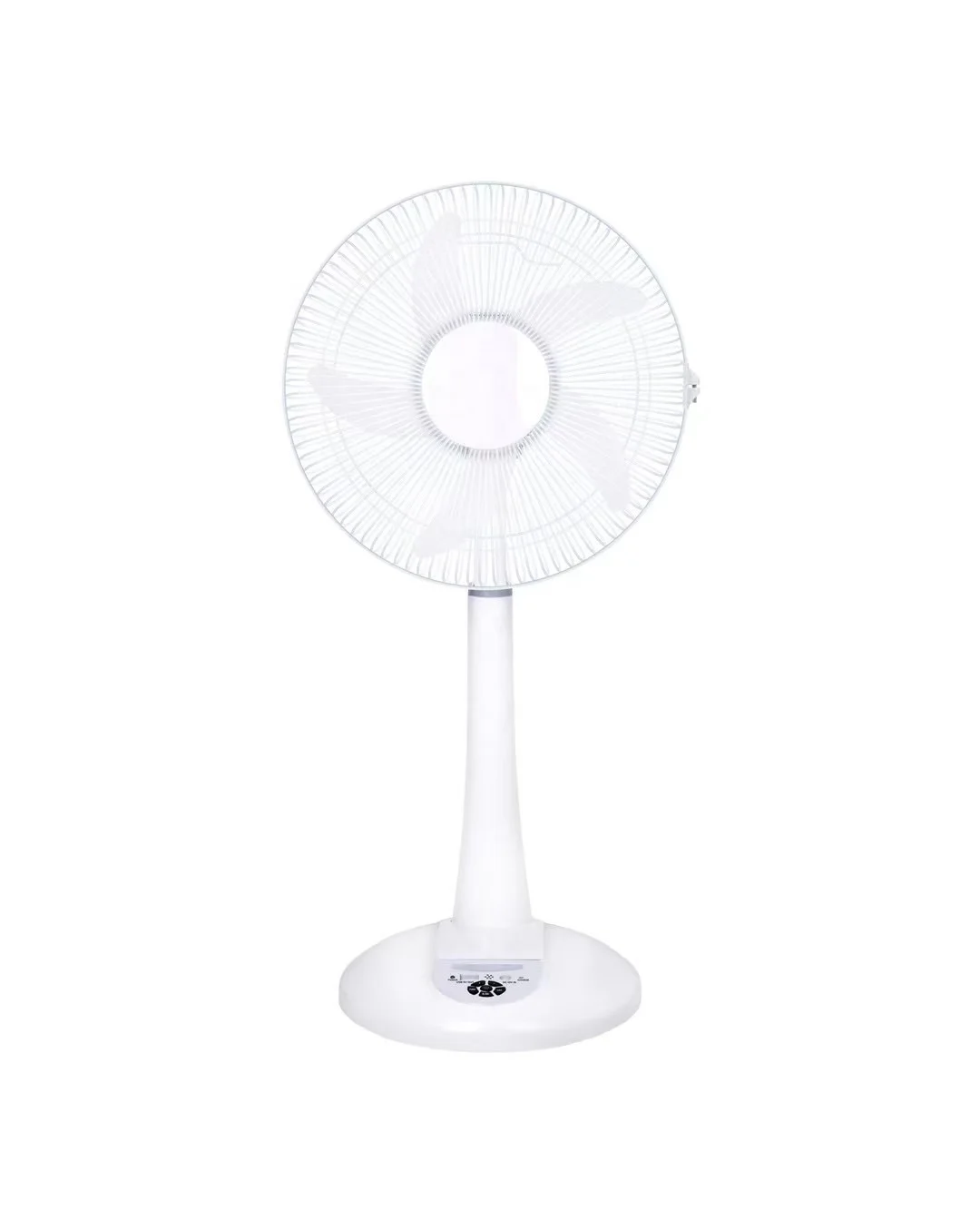 Best Selling 16Inch LED Light Solar Fan AC DC Home Floor Stand Fan 12V All Copper Motor