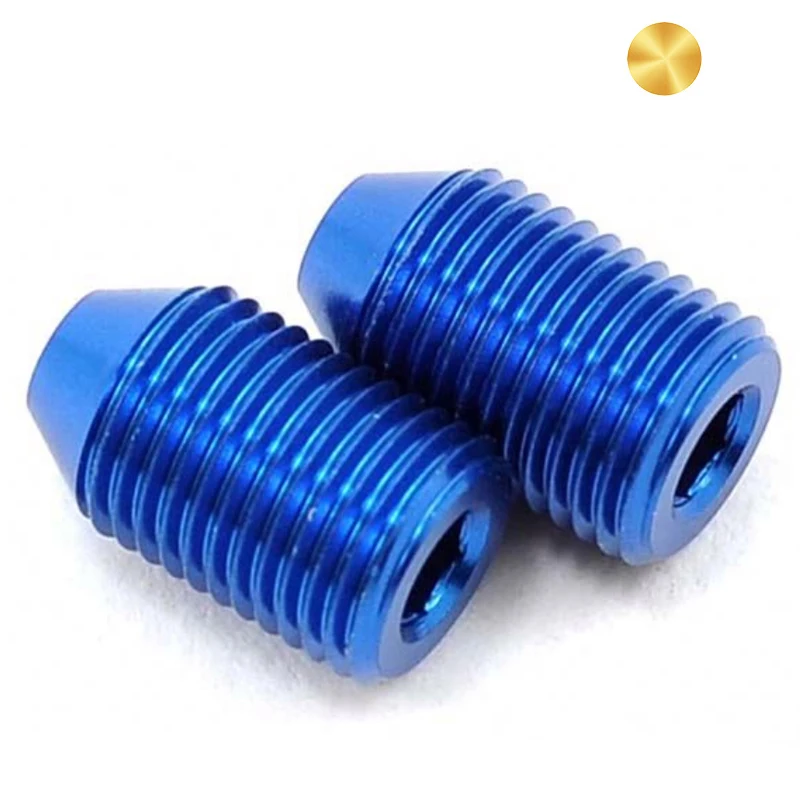 Flat point hollow hexagon set screw with Stainless steel 316 material