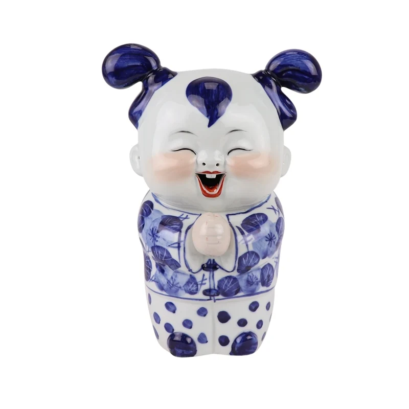 Jingdezhen креативные домашние и свадебные подарки сине-белые китайские парные куклы